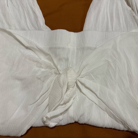 Kona Sol White Swim Coverup Pants - Picture 3 of 3